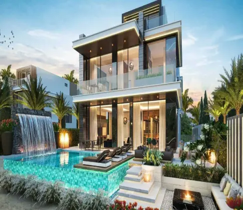 villa garden design